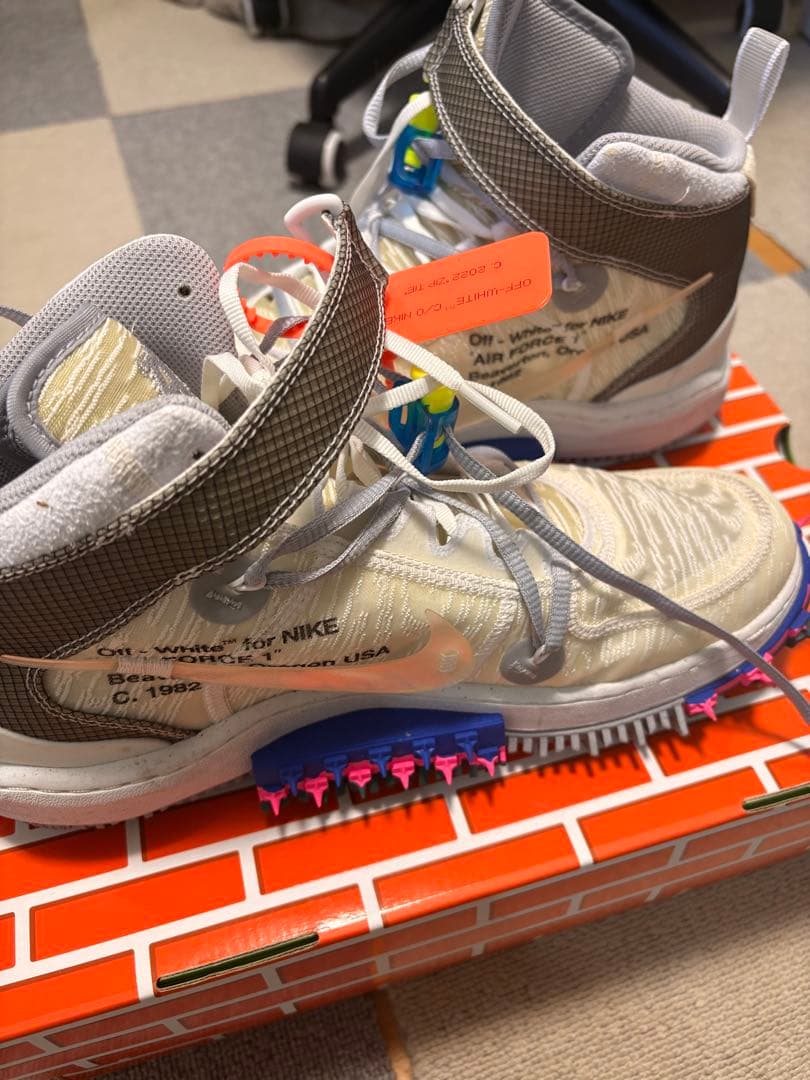 NIKE Off-White エアフォース1 Mid 28.5