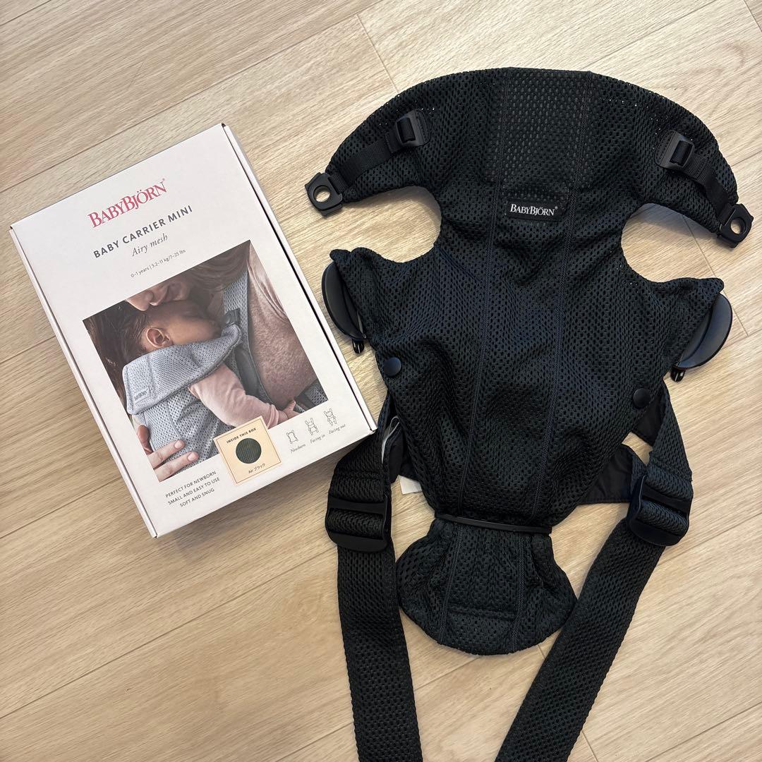 BABYBJÖRN 抱っこ紐 ベビーキャリアMINIブラック