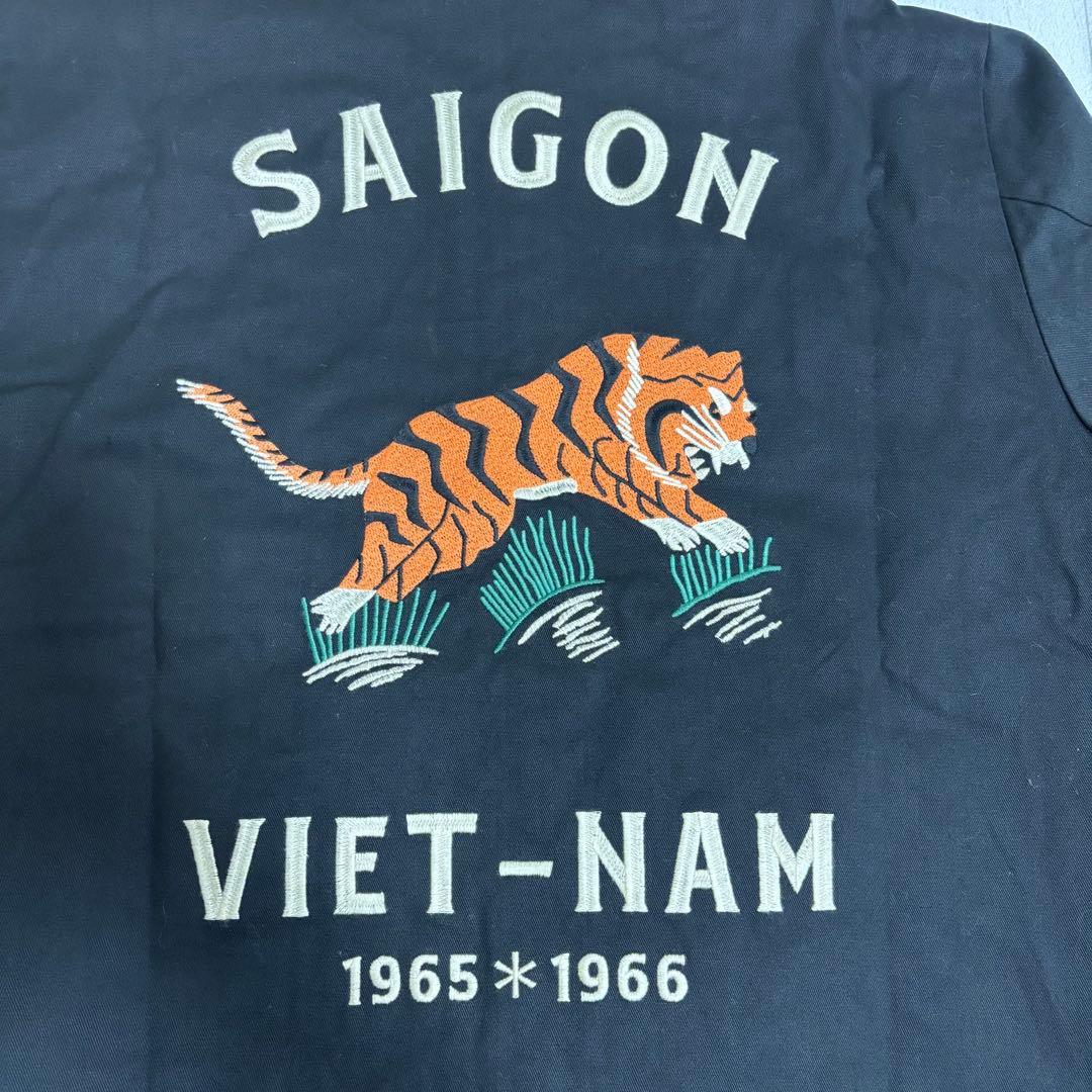 HOUSTON /ヒューストン　ベトナムジャケット　ベトジャン　ブルゾン　虎　龍
