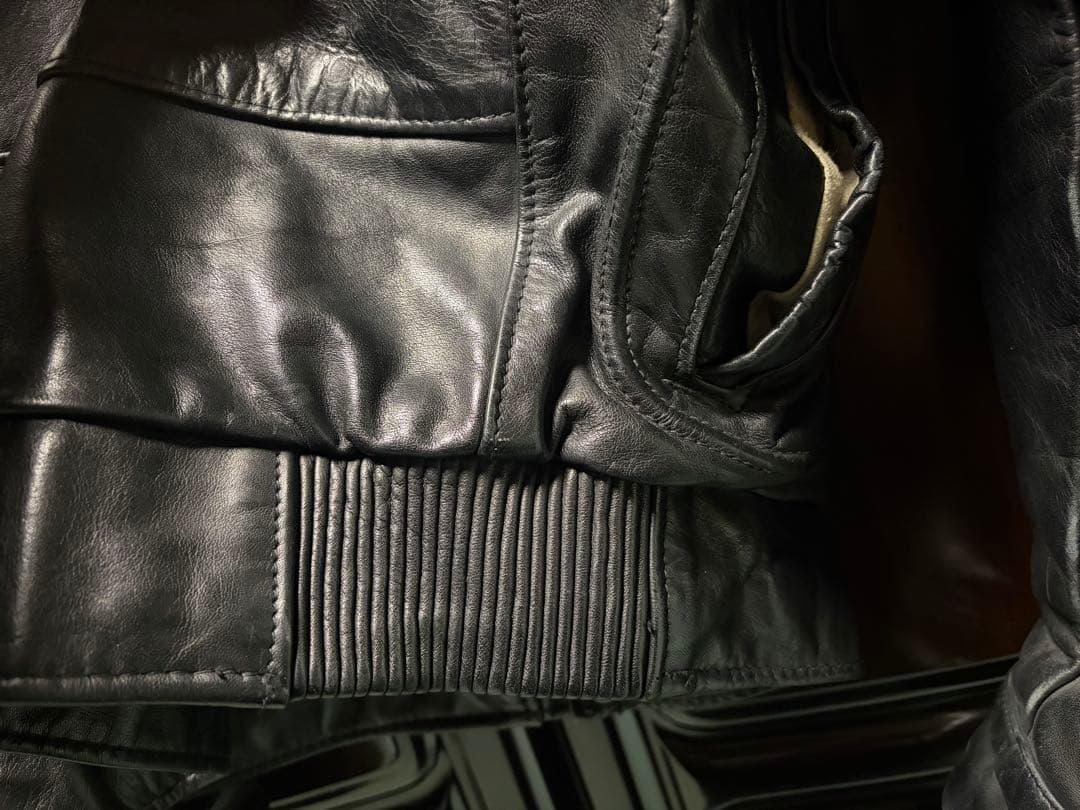 SCHOTT フライトジャケット　レザーブルゾン　ライダース　198SM