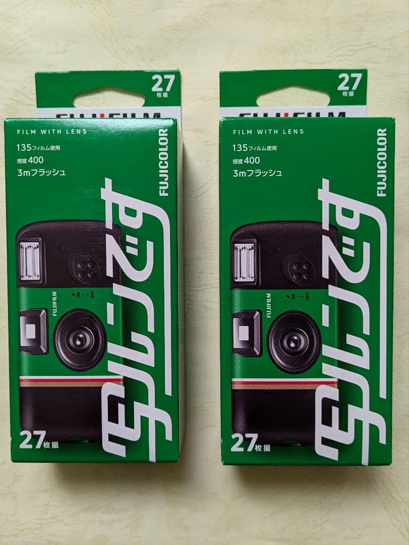 FUJIFILM 使い捨てカメラ 27枚撮影 （20個）