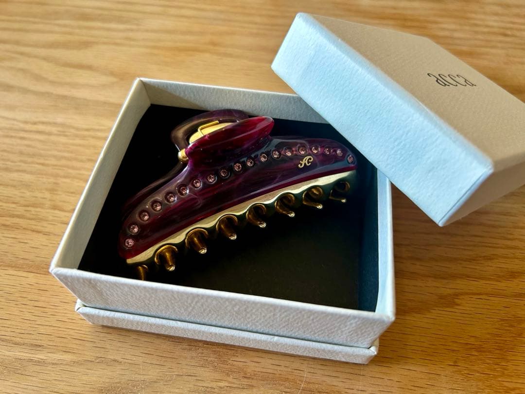 塗装ハゲなし★ACCA アッカ　ティアラクイーン　Lサイズクリップ　ワインレッド