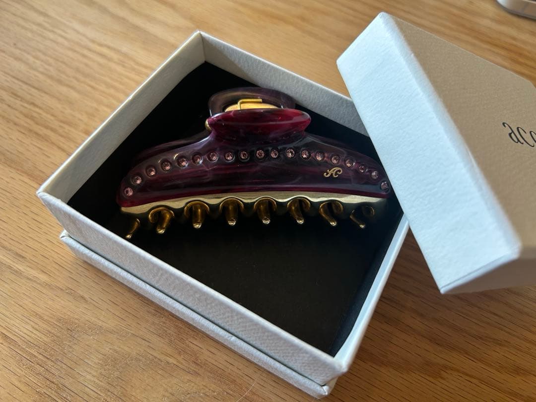 塗装ハゲなし★ACCA アッカ　ティアラクイーン　Lサイズクリップ　ワインレッド