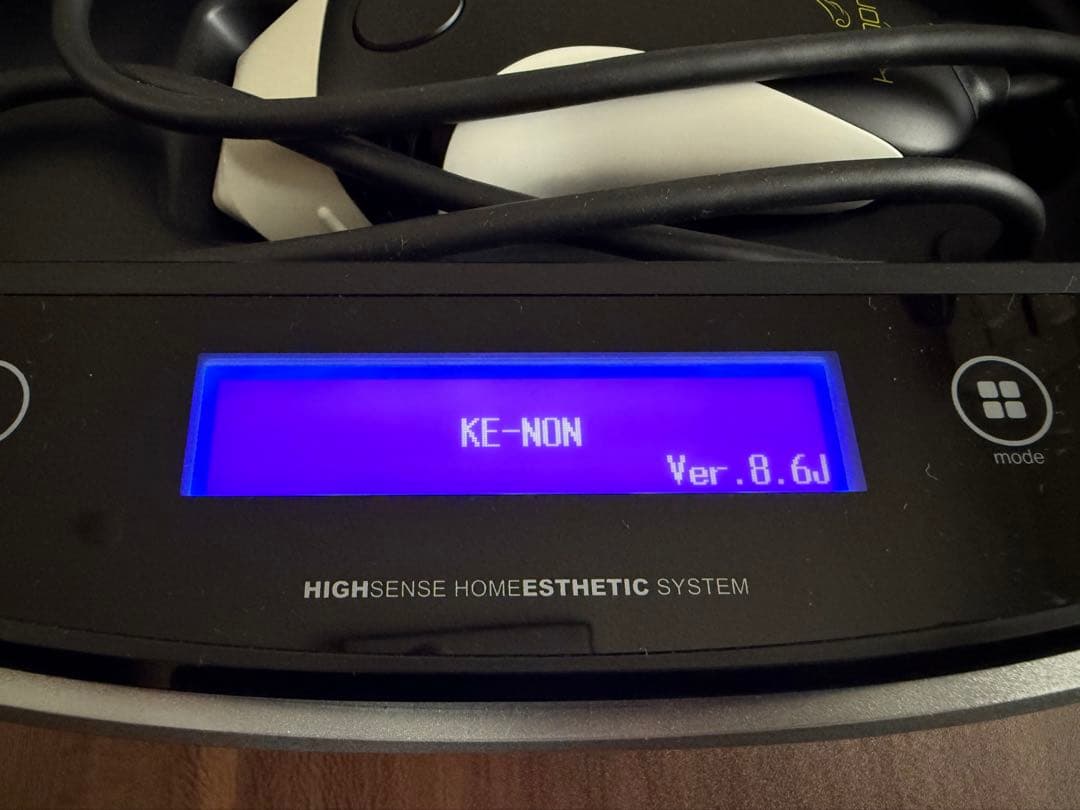 ケノン ver.8.6J ke-non 家庭用脱毛器 ブラック