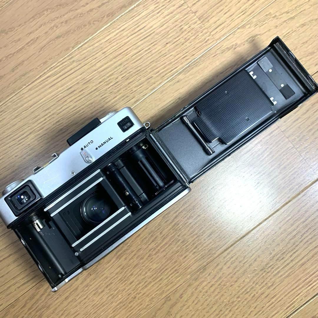 【動作確認、清掃済】minolta HI-MATIC E 皮ケース付き