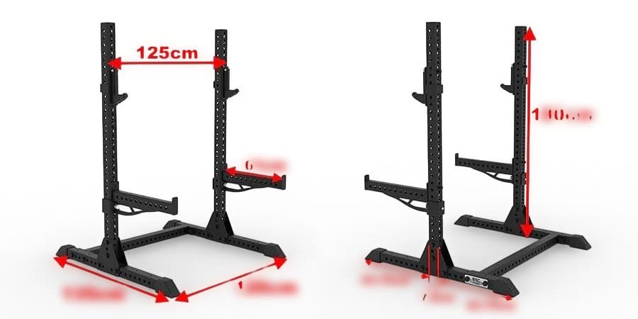 ま*お様 MBC スクワットスタンド スタンダード180cm & シングルプルア