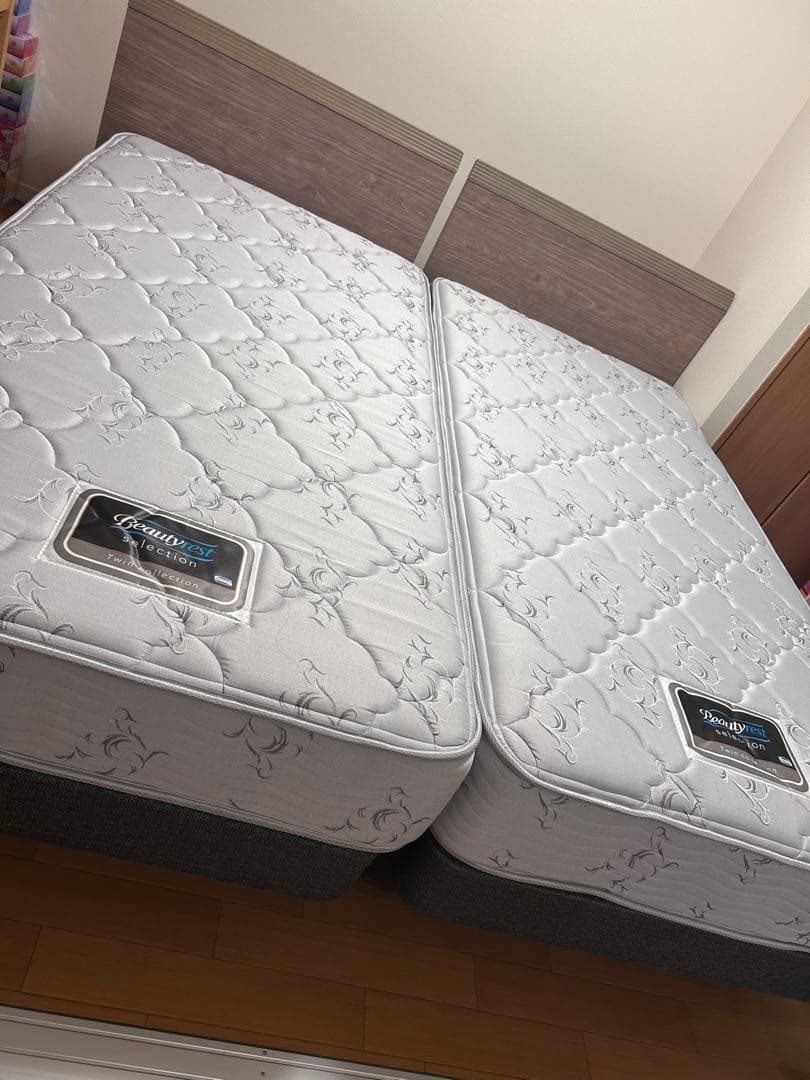 シモンズ　Beautyrest Twin collection シングル　1台分