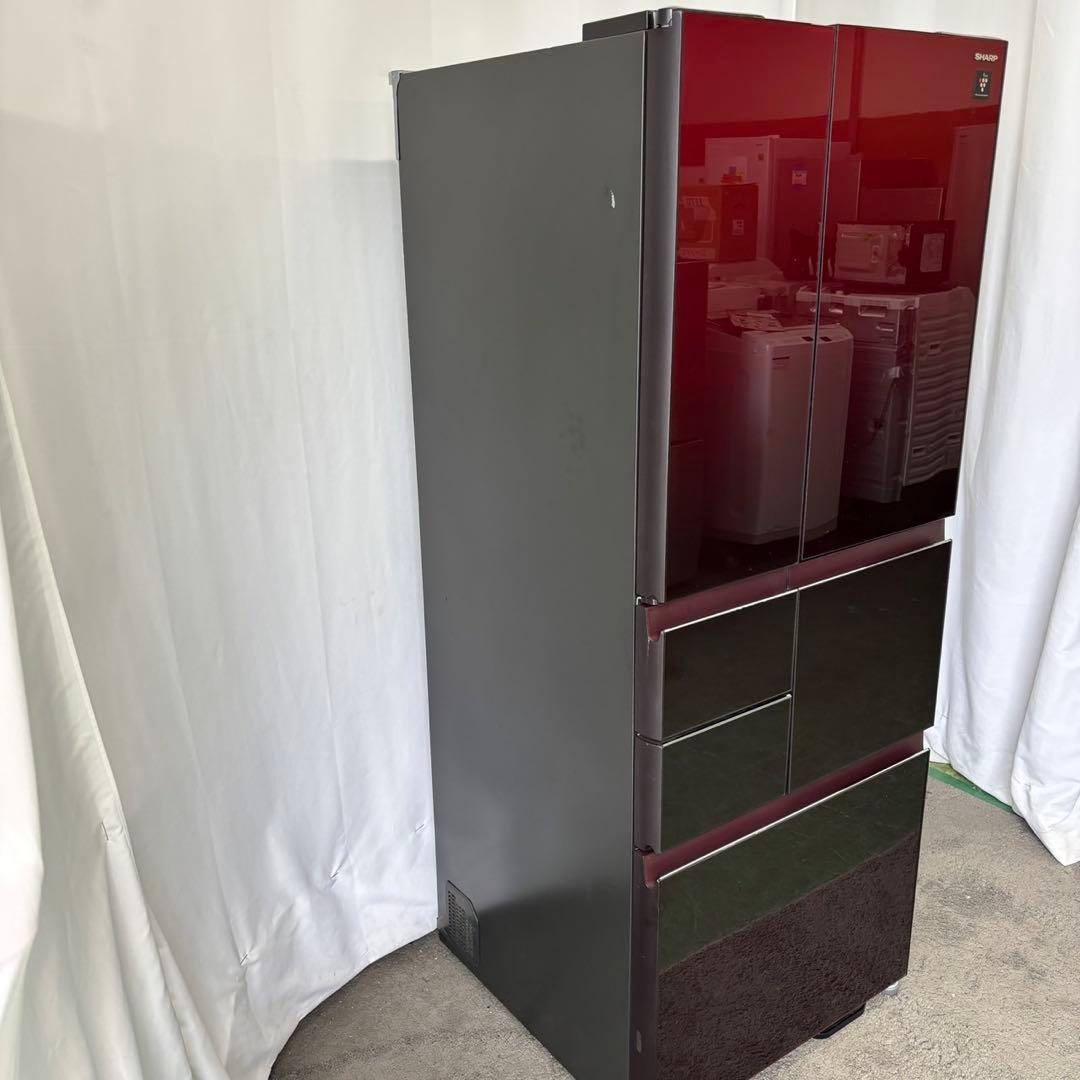 ★571　冷蔵庫　シャープ　大型　両開き　500㍑弱　中古　安い　綺麗　設置無料