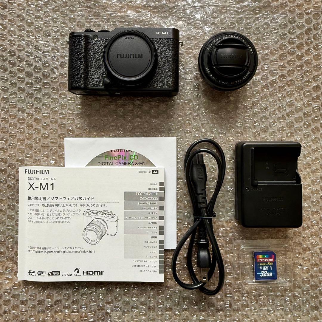 【ボディ&レンズ】X-M1&XF27mmF2.8 セット｜富士フィルム 一眼レフ