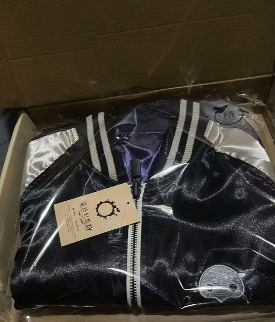 M FF14刺繍ジャンパー ハイデリン＆ゾディアーク エメトセルク ヴェーネス