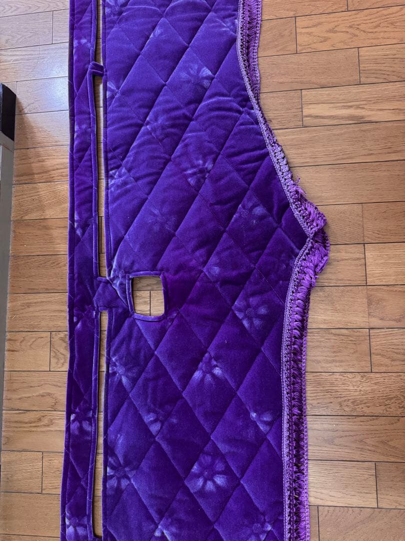 07スーパーグレート用ダッシュマットセンサー有り金華山コスモス紫　綿入りキルト付