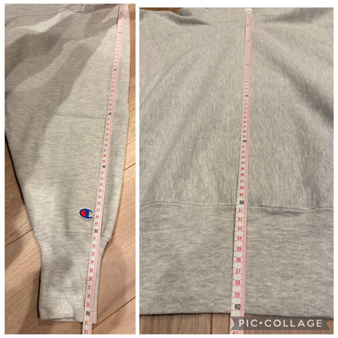 90s USA製 Champion バッキー スウェットパーカー グレー M