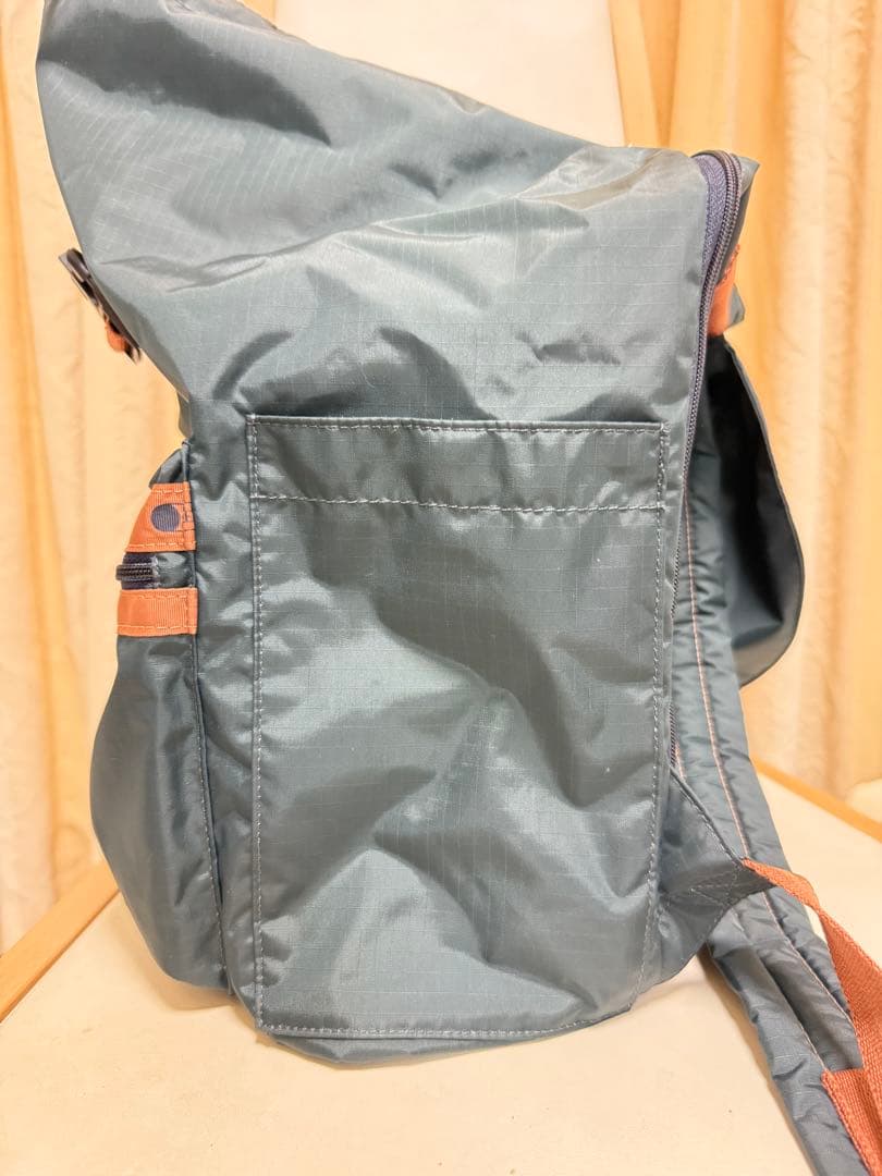 神崎恵✖️レスポートサック ダークグレー フラップ付きバックパック