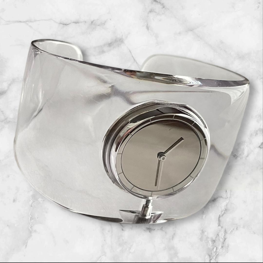 ISSEY MIYAKE 吉岡徳仁 バングルウォッチ クリア 腕時計