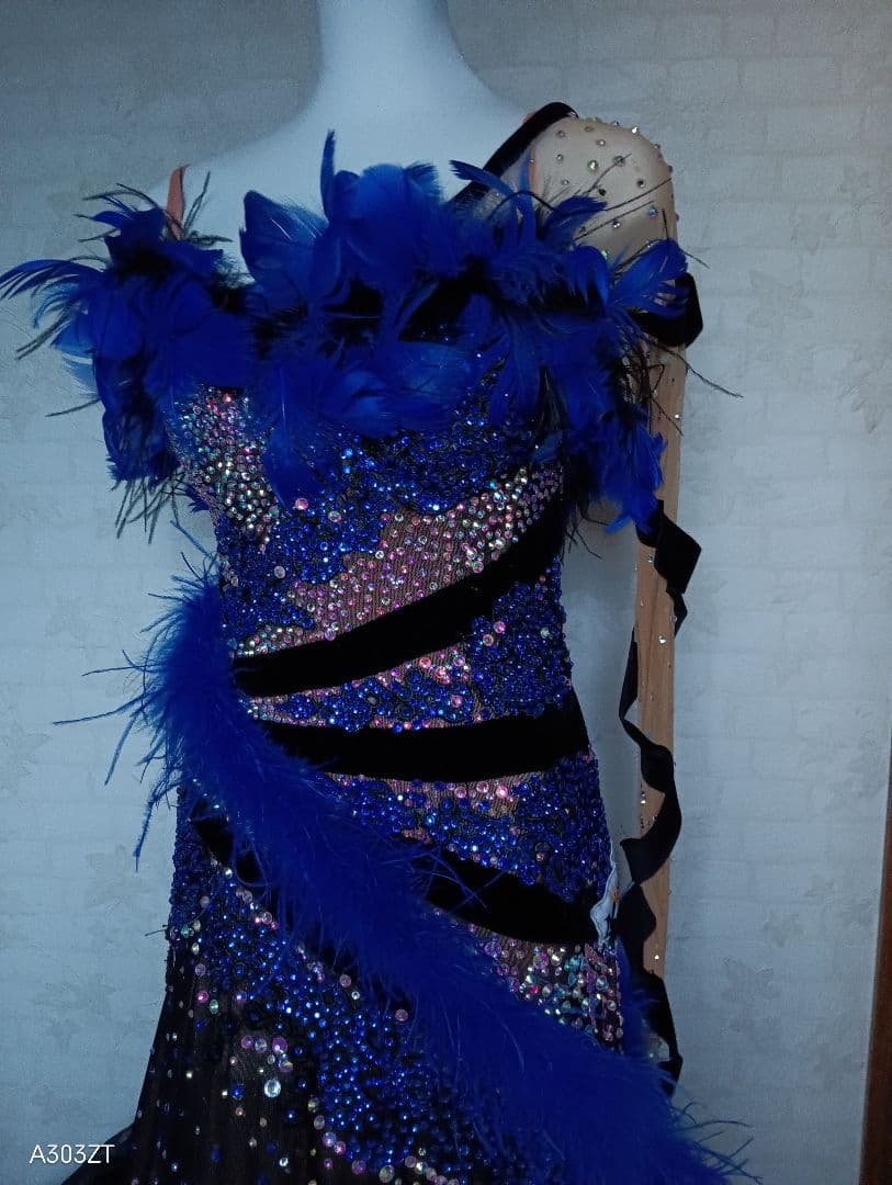 社交ダンスドレスイタリア製SILVIA