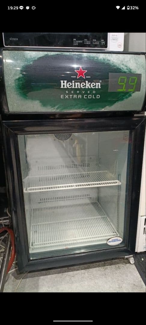 Heineken EXTRA COLD 冷蔵庫　ジャンク