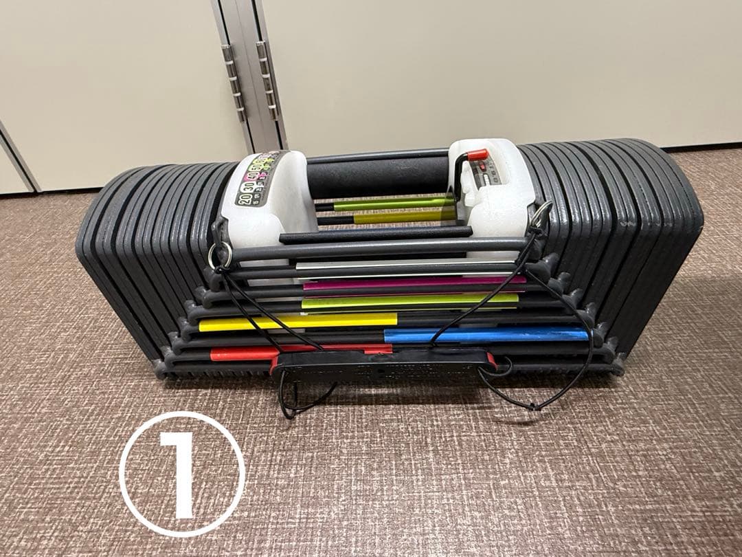 ①TOP FILM 可変式ダンベル　パワーブロック41kg 送料込み！