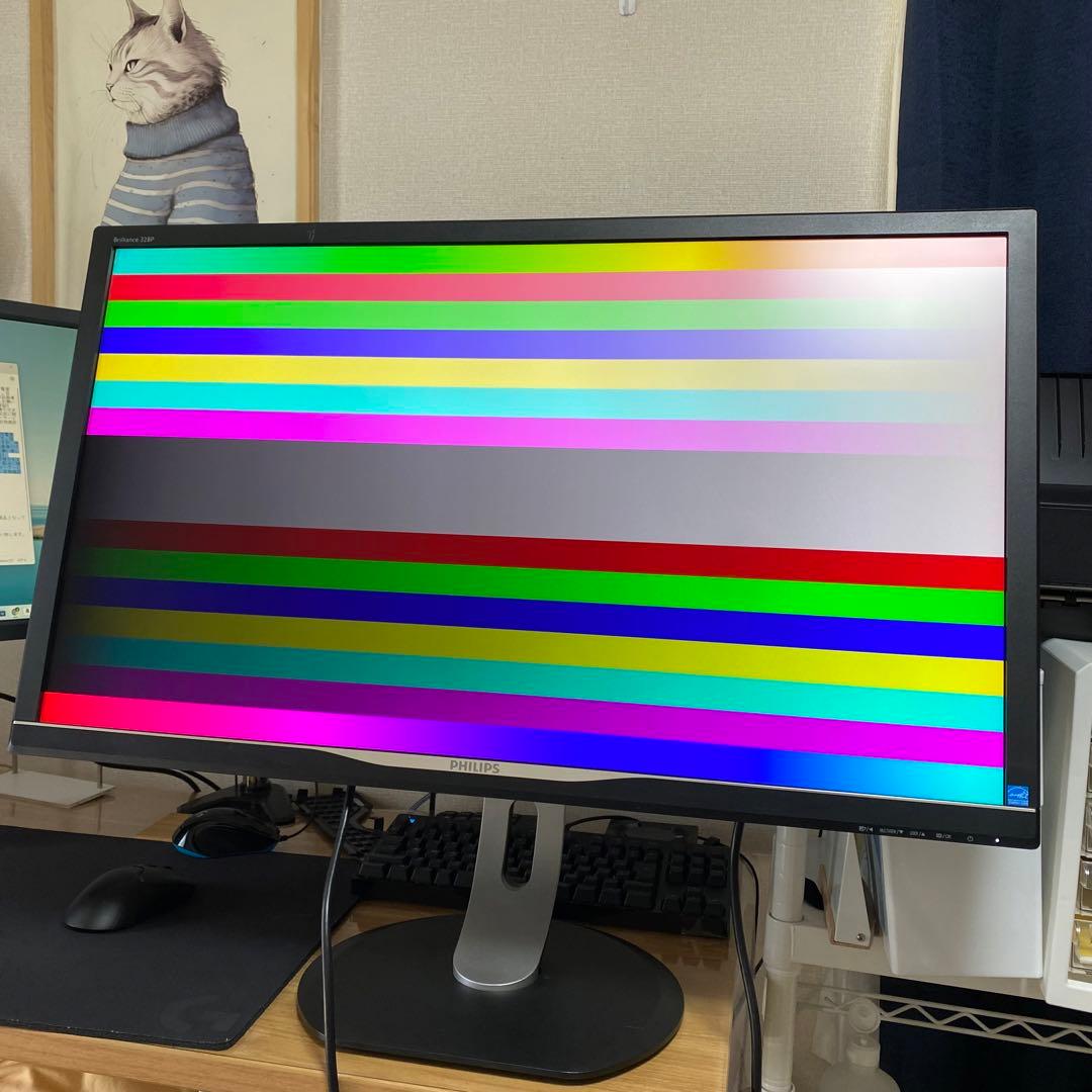Philips モニター 31.5インチ　4Ｋ　328P6VJEB/11 美品