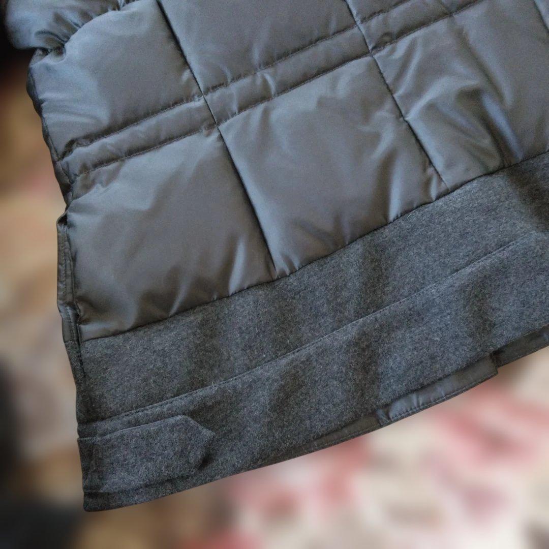 購入者、スキャパ・グレーダウンコート・ウール混合 お洒落なデザイン