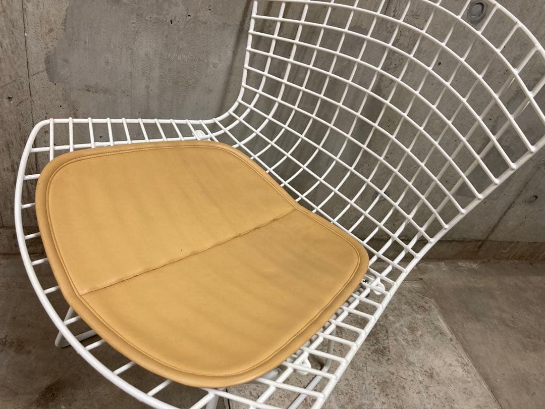 名作 正規Knoll ハリー・ベルトイア ワイヤー チェア③バルセロナ