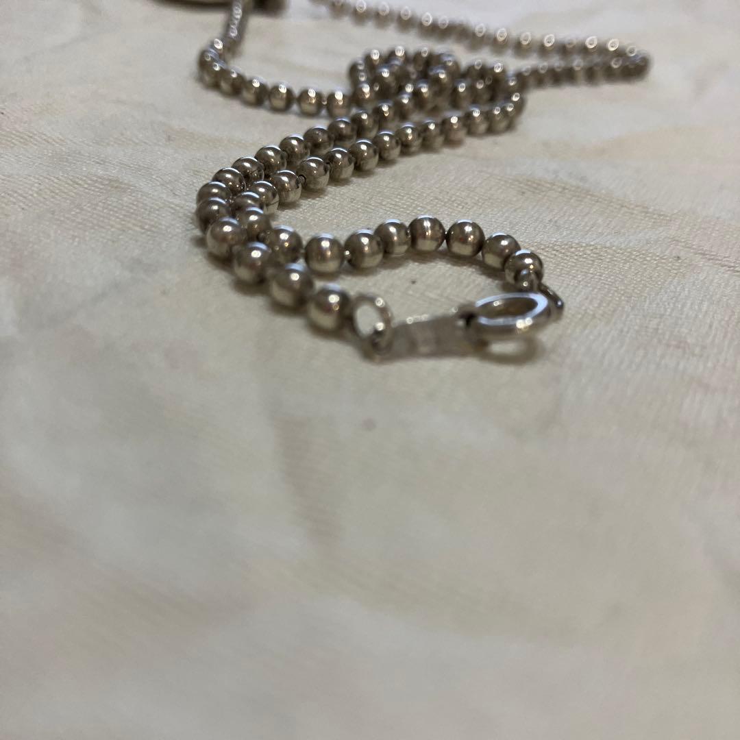 THIRTEEN DESIGNS ネックレス スカル シルバー 925