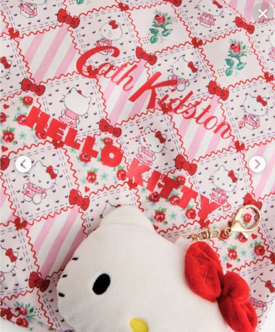 Cath Kidston× Hello Kitty エコバッグinフェイスポー