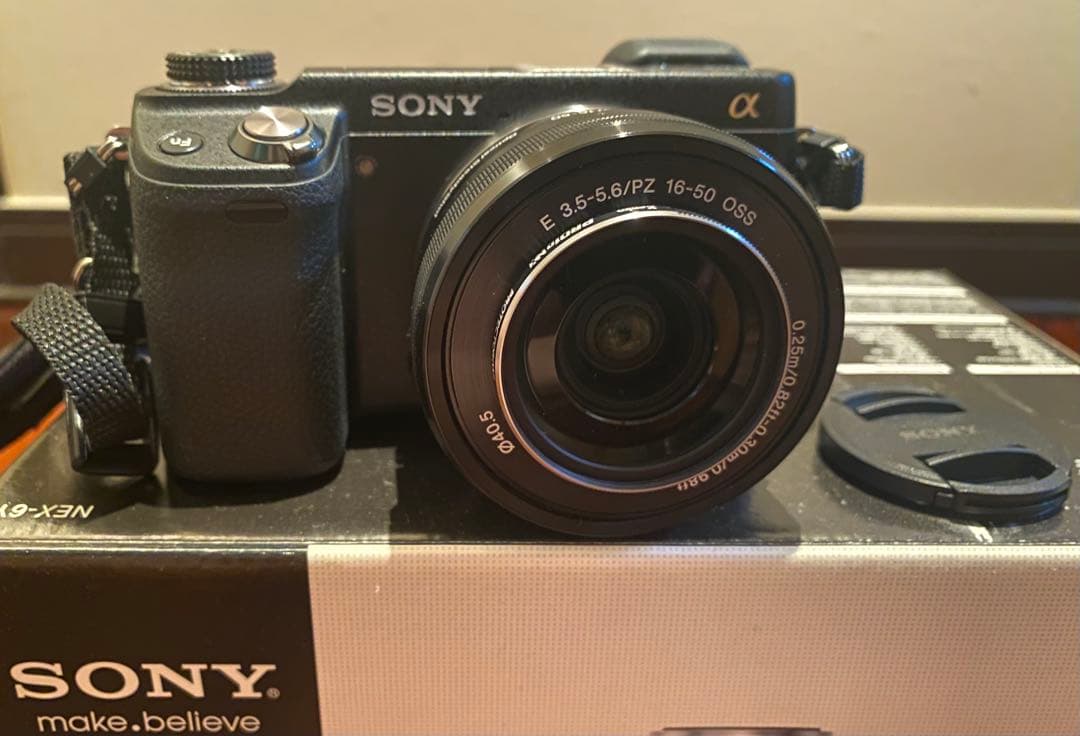 SONY α NEX-6 ミラーレス一眼カメラ 2種のレンズセット　箱・バッグ付