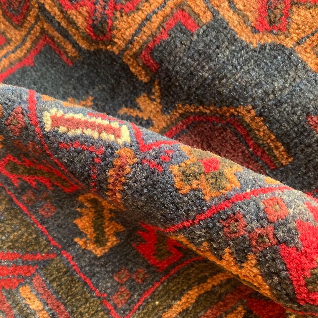 ★ tomo★ ヴィンテージラグ　トライバルラグ