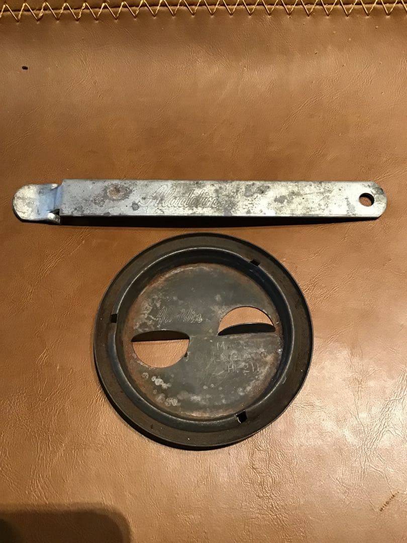 アラジン石油ストーブ　芯クリーナー　スチール製