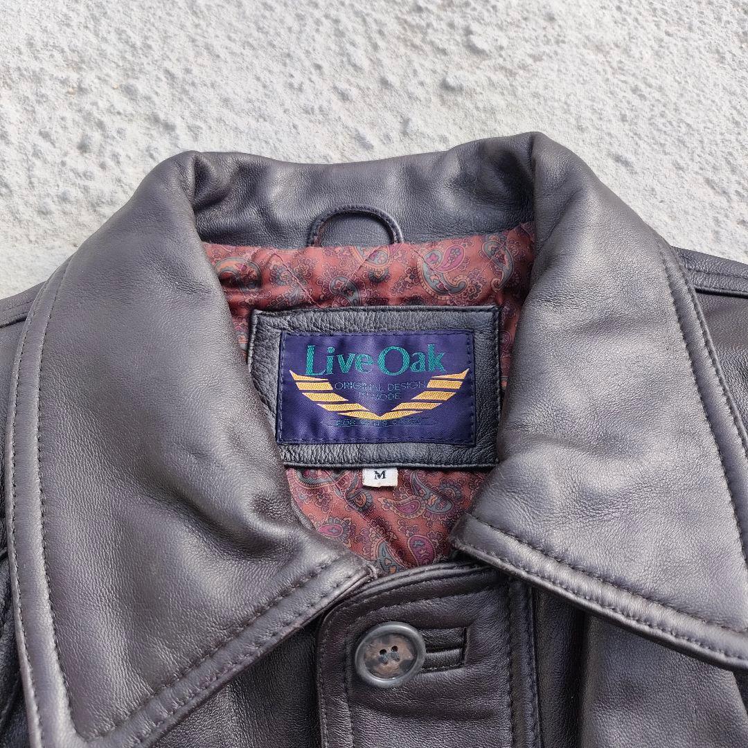 ラムレザージャケット ダークブラウン スイングトップ ペイズリー裏地 短丈