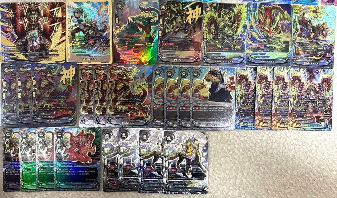 バディファイト引退品　まとめ売り スリーブ付き　　返品不可　値下げ可能