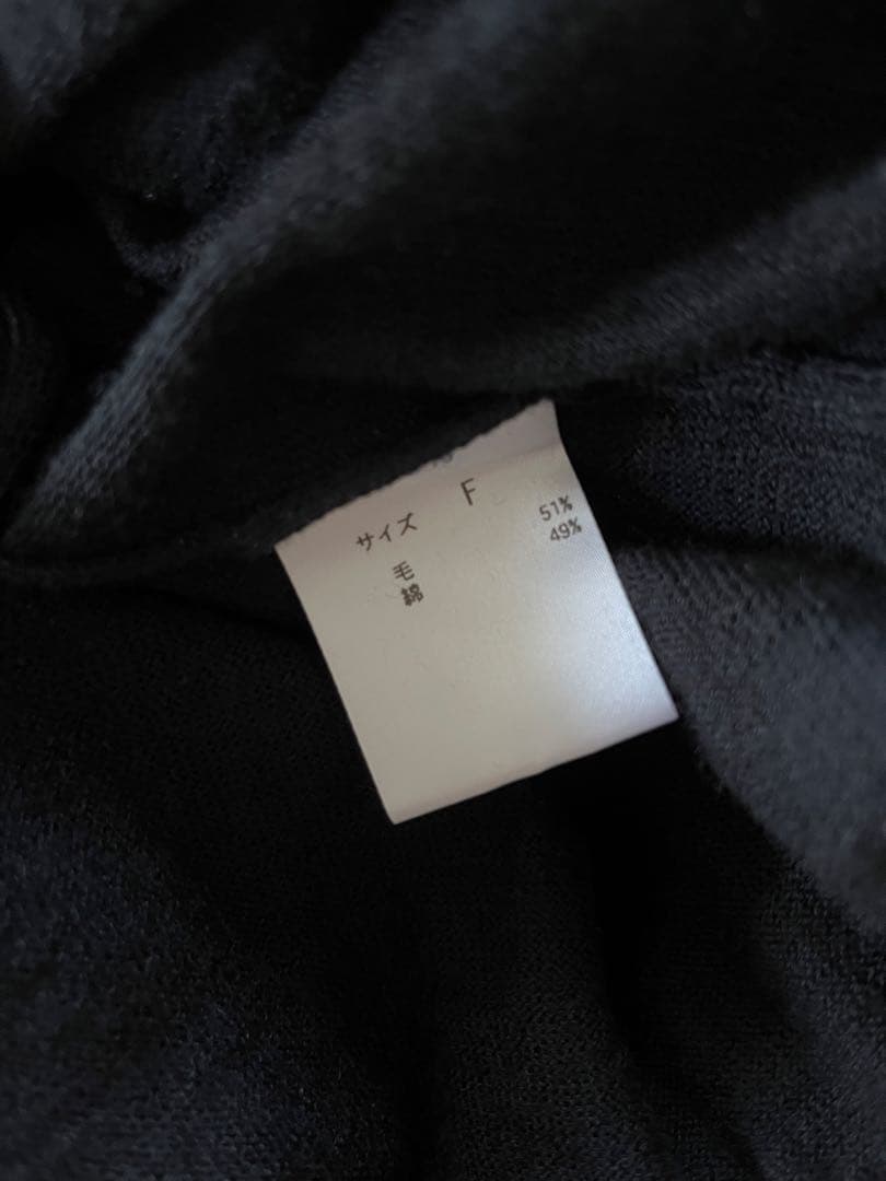 atelier naruse アトリエナルセ コットンウール衿つきニット