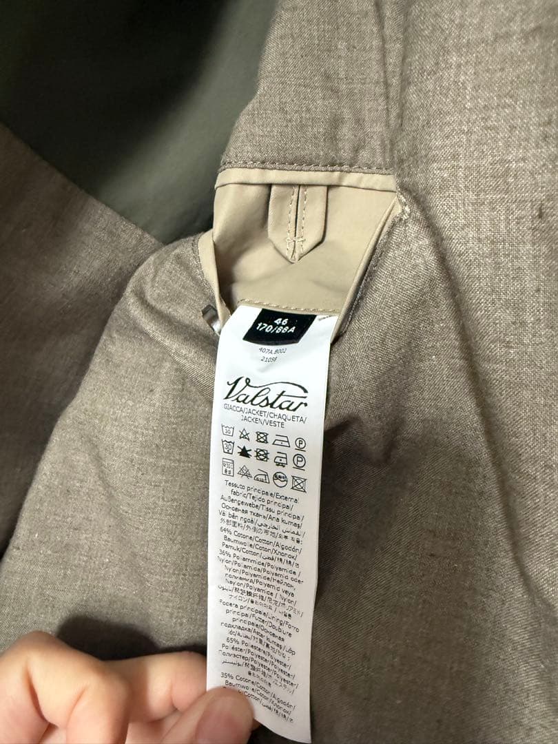 Valstar ベージュジャケット 46 バルスター