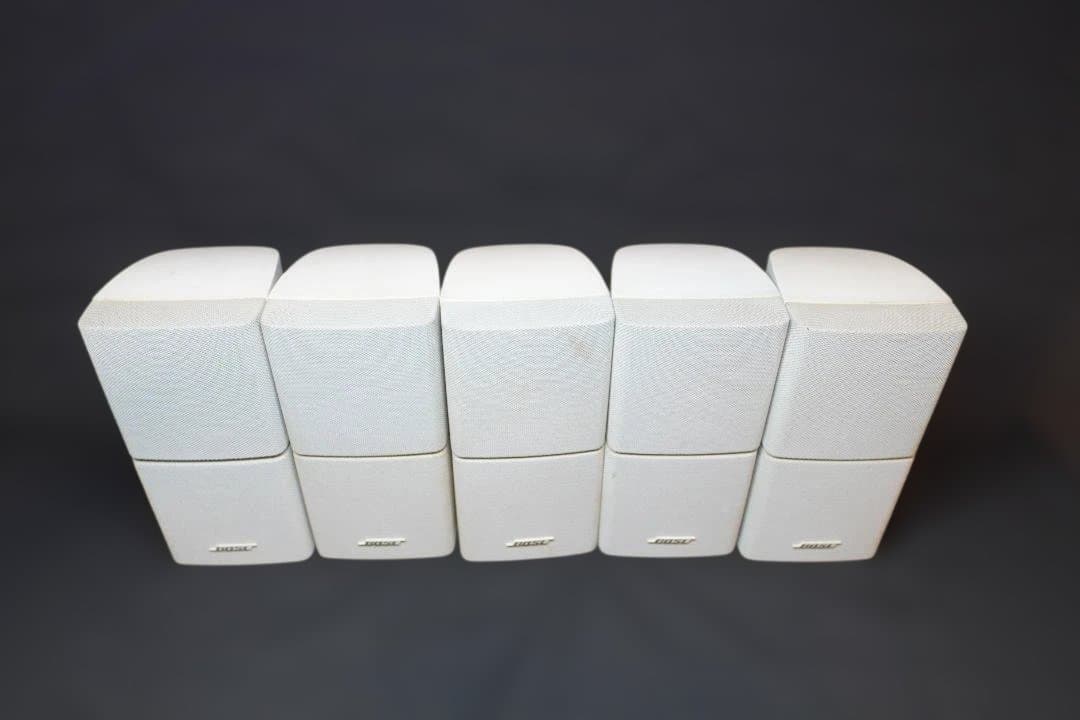 BOSE ダブルキューブ型サラウンドスピーカー 5個セット 白