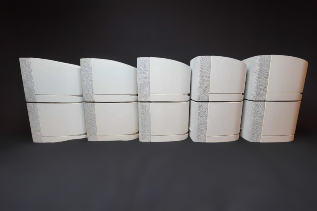 BOSE ダブルキューブ型サラウンドスピーカー 5個セット 白