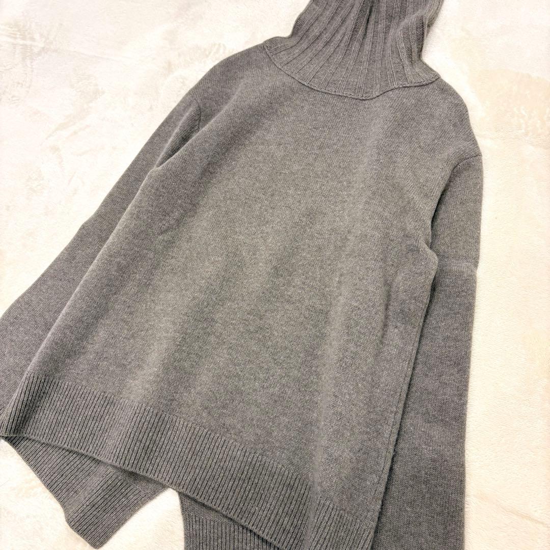 未使用級✳︎ミューズドゥーズィエムクラスカシミヤタートルネックプルオーバーJADE