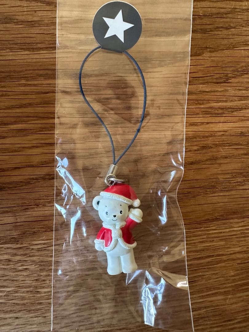 ファミリア トート 赤チェック フリル 紺色 未使用（おまけチャーム付き）