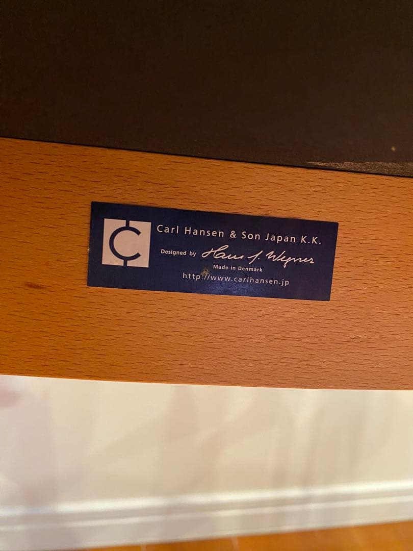 カールハンセン＆サン CH20エルボーチェア　オーク　珍しい色の座面（緑）