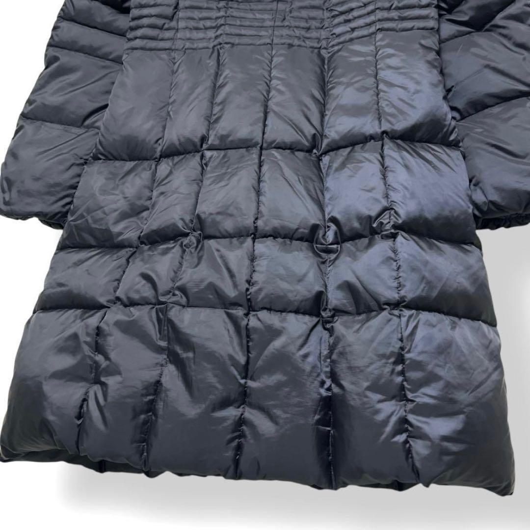 【美品】23区 洗える シレータフタ ダウン コート ラクーン ファー