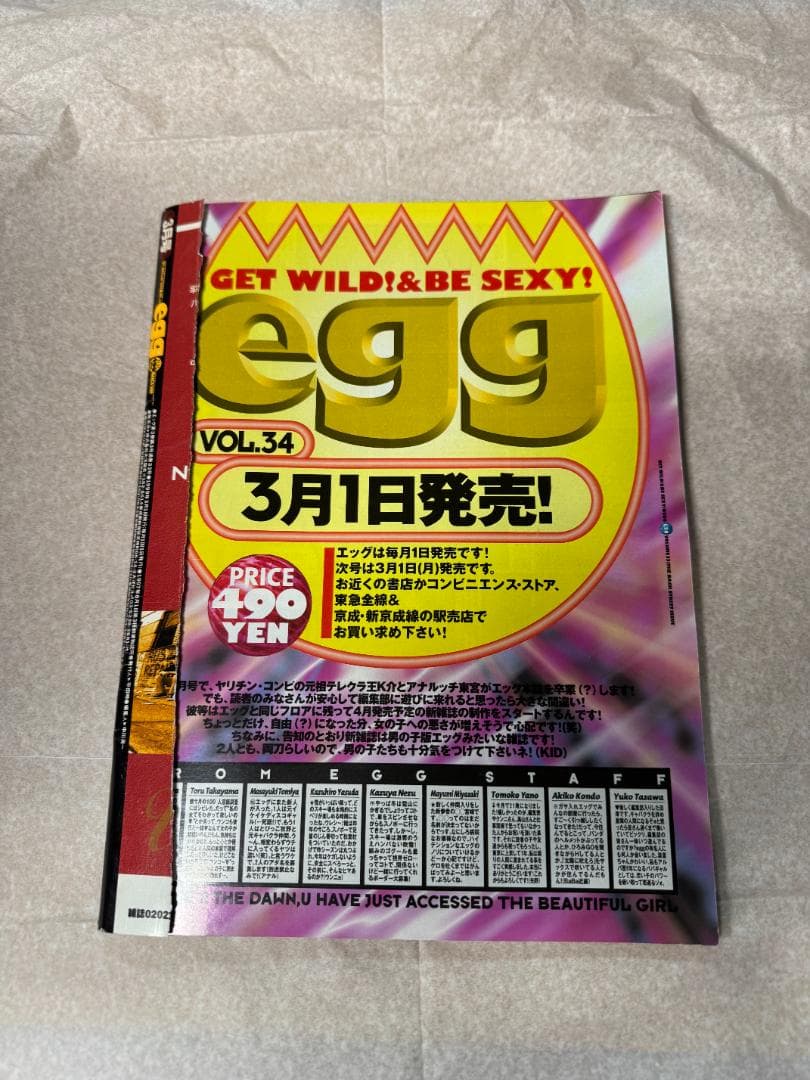 egg エッグ 1999年 全号 2000年 1~3号 黒ギャル Y2K 90s