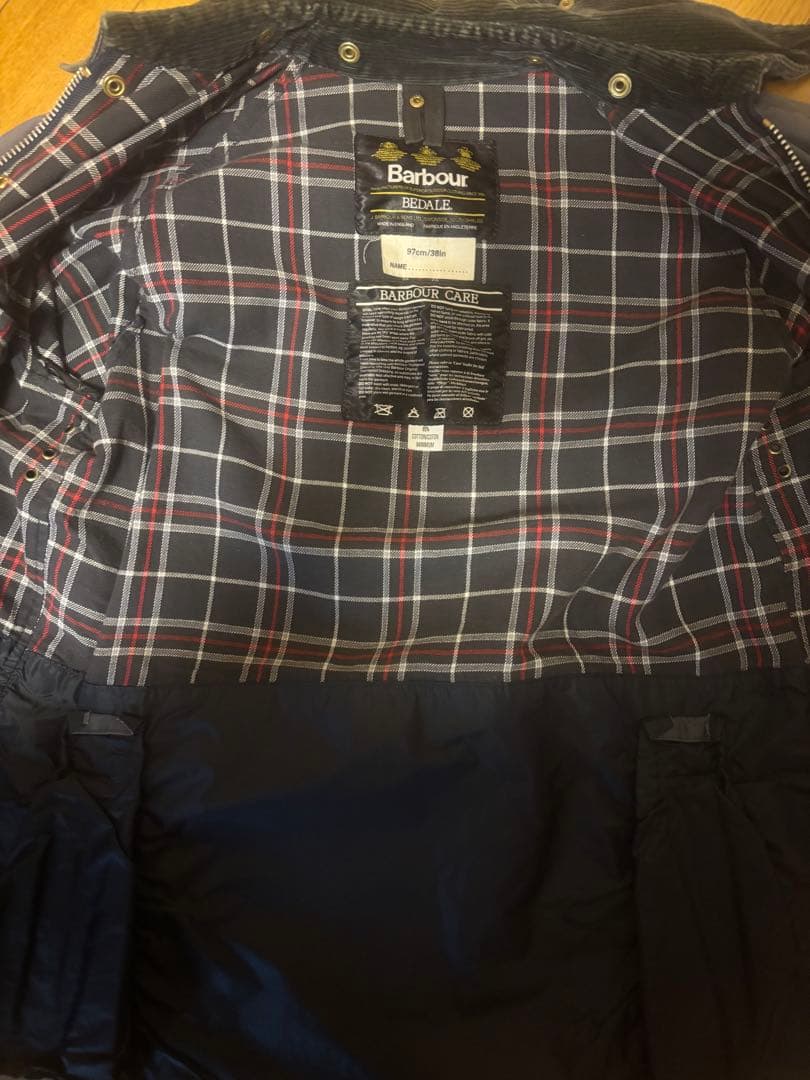 Barbour ビデイル ネイビー アウター 97cm/38in