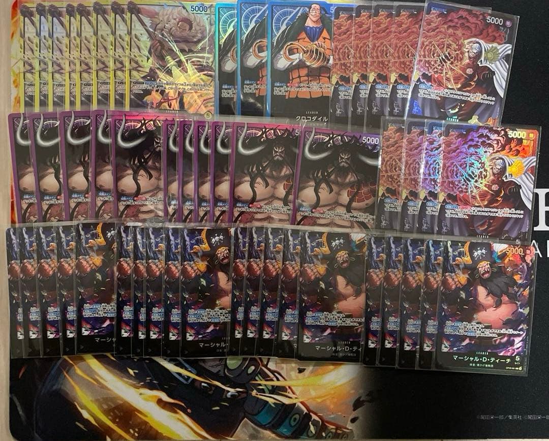 ワンピースカード　スタートデッキ　リーダー　ST L 235枚　キラミラー加工