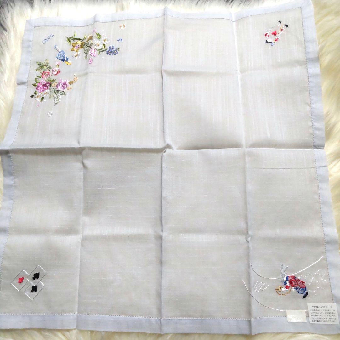 未使用 WAKO 手刺繍 ハンカチ　銀座　和光　ハンカチ✕２種