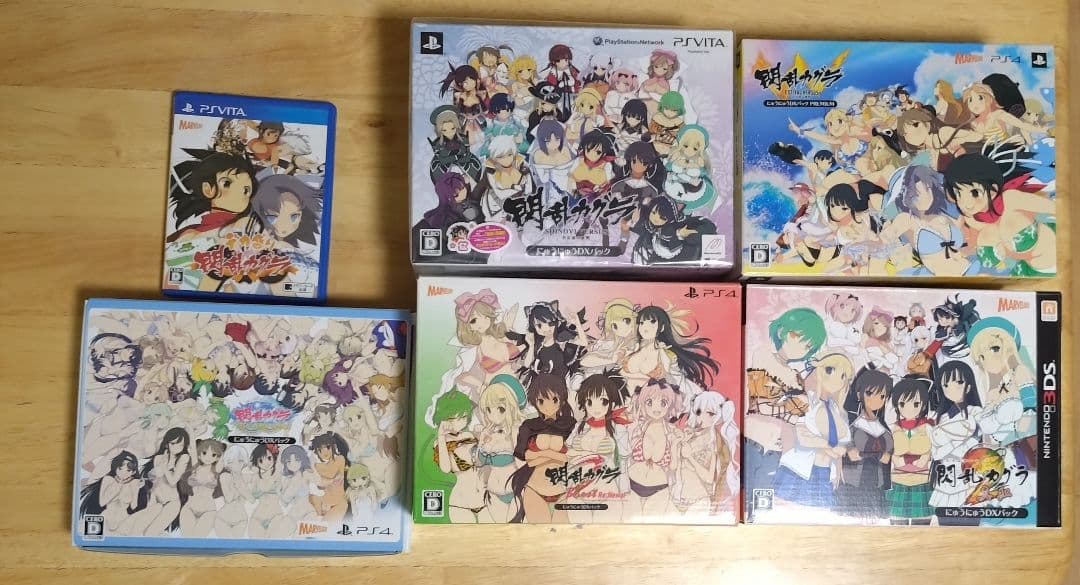 d*K様 閃乱カグラ　ゲーム6作品　まとめ売り