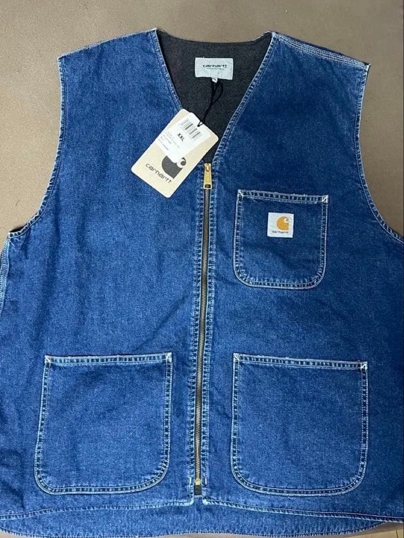 Carhartt デニムベスト XXL