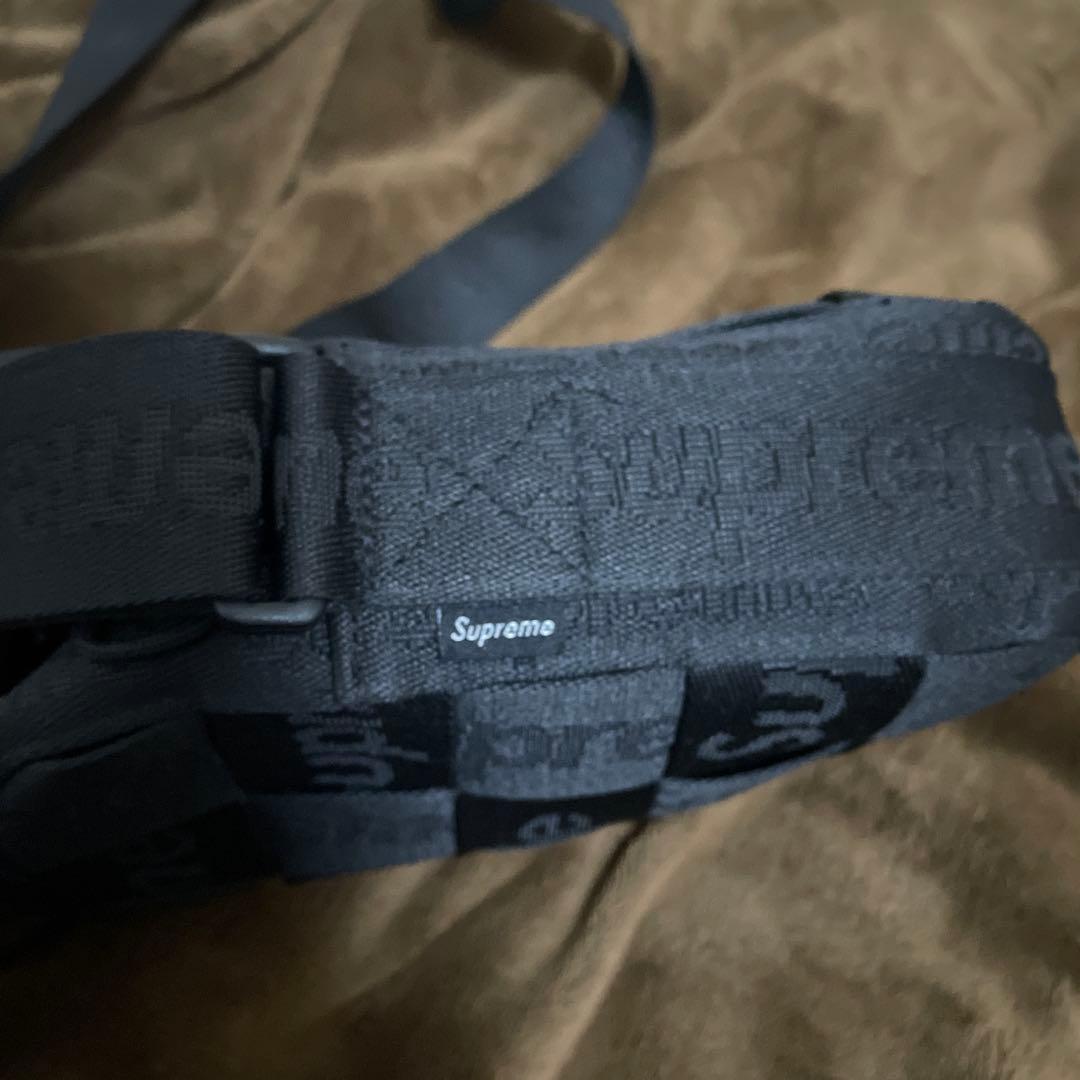 バッグ supreme Woven shoulder bag black