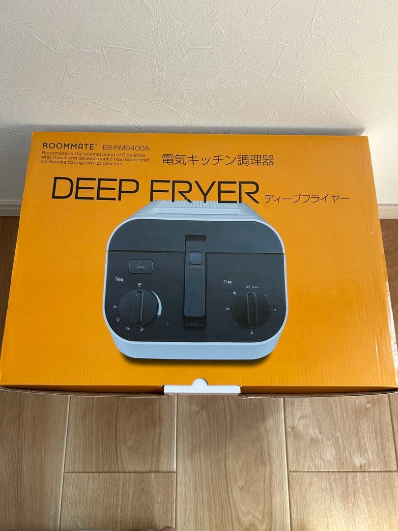 【新品】ディープ フライヤー　ROOMMATE EB-RM6400A