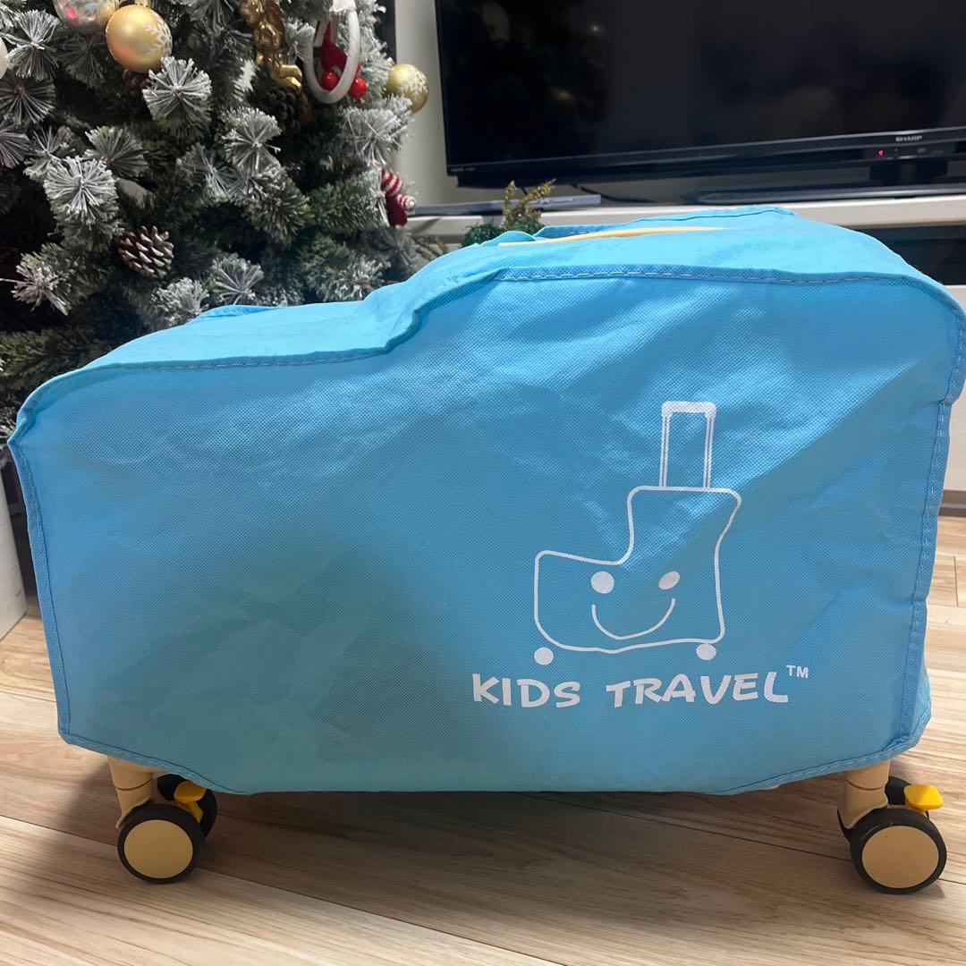 機内持ち込み可　ミニサイズ ベージュ　乗れるキャリーケース