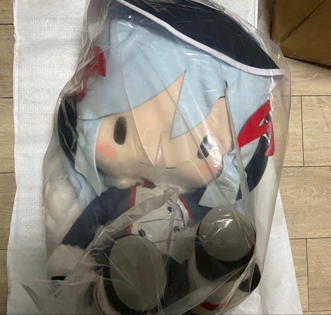 雪ミク　2022 ぬいぐるみ　でか　どでかタグ付き