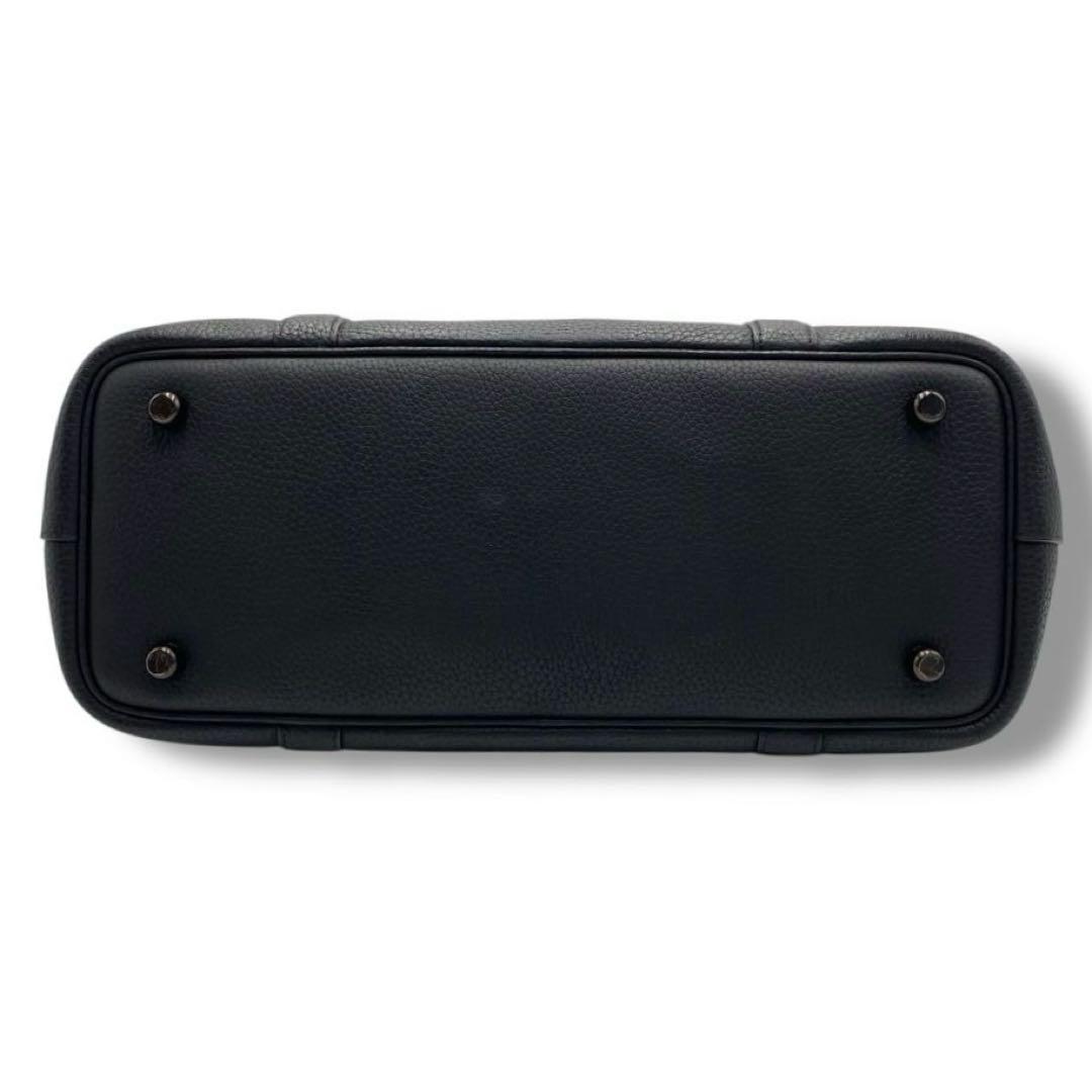 美品 COACH ゴッサム ジップ トートバッグ レザー A4 CU116 黒